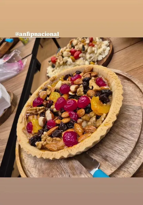 Torta de frutas secas